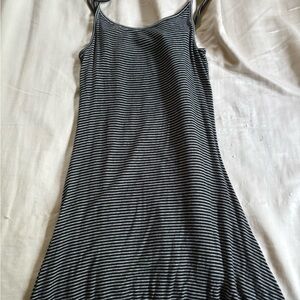 Brandy Melville Black and White Striped Top